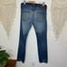 Ag Adriano Goldschmied Distressed Blue Slim Straight Jeans size 31