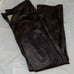 Zara brown faux leather pants