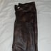Zara brown faux leather pants