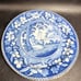 Antique Staffordshire plate, 19 th century, a boy with his lamb