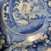 Antique Staffordshire plate, 19 th century, a boy with his lamb