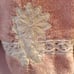 2 sets Fancy Bath Hand Face Finger Towels dusty rose with satin & lace trim 8 PC
