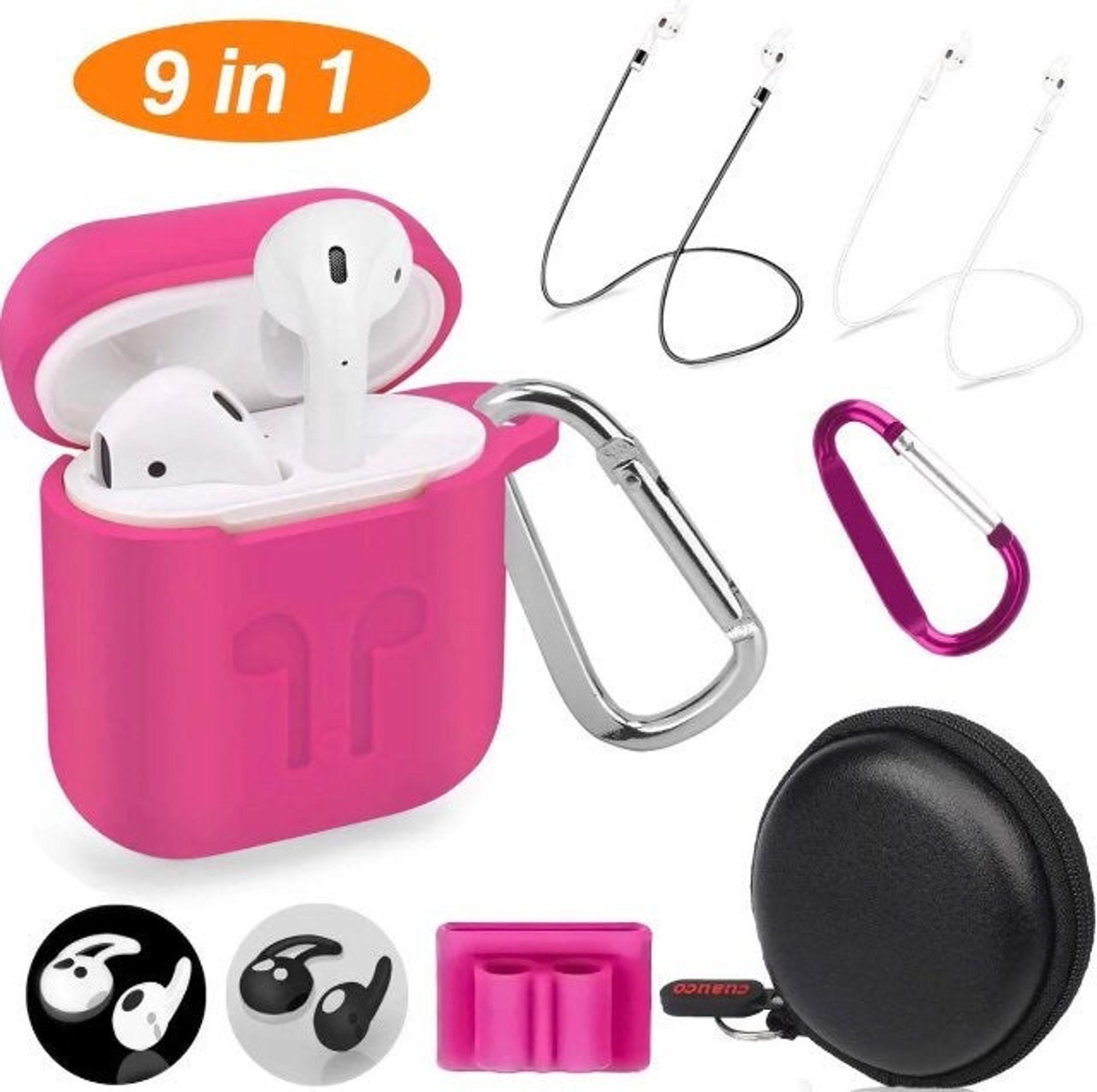 9-in-1 Airpods 1&2 case & accessories