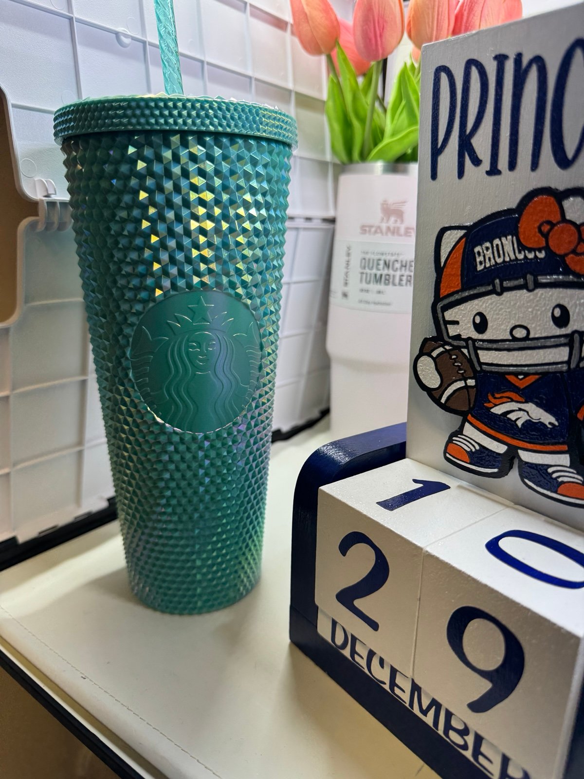Starbucks Blue Studded