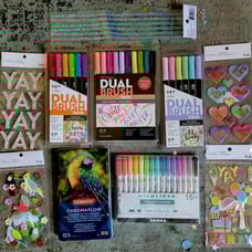 Markers and pencils