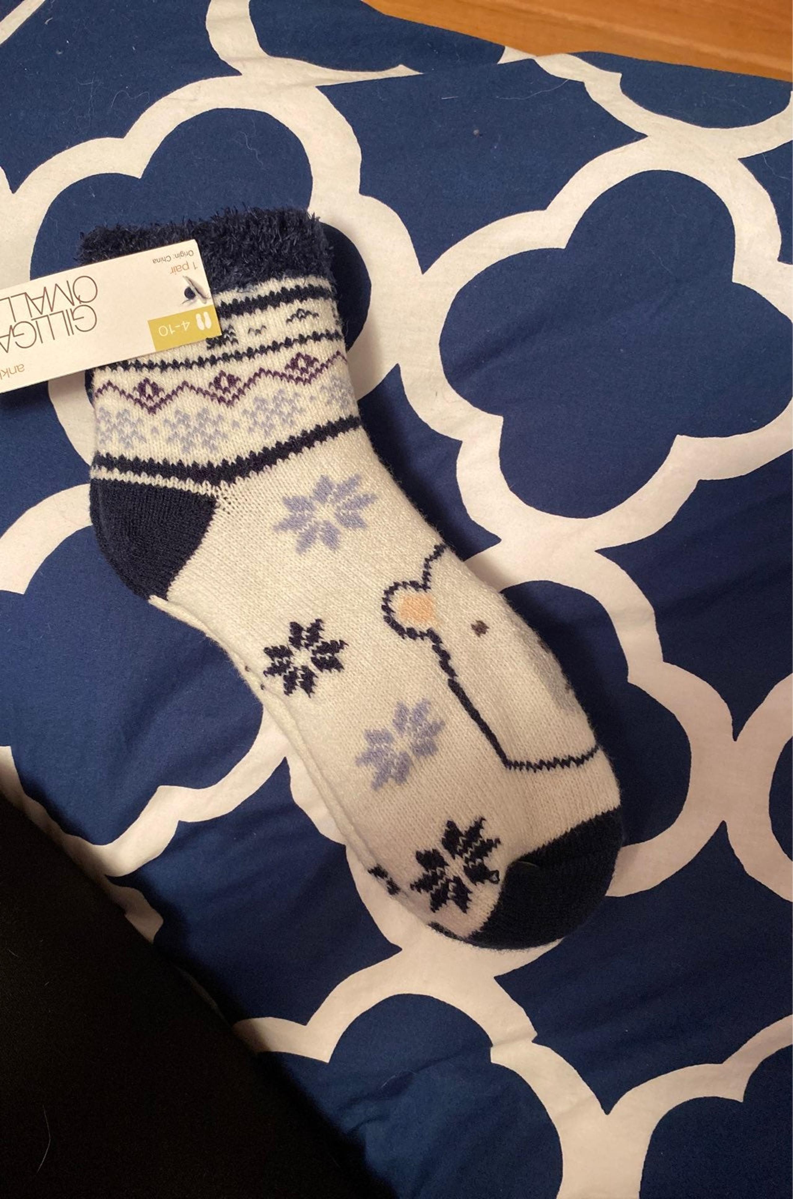 Fuzzy polar bear Socks