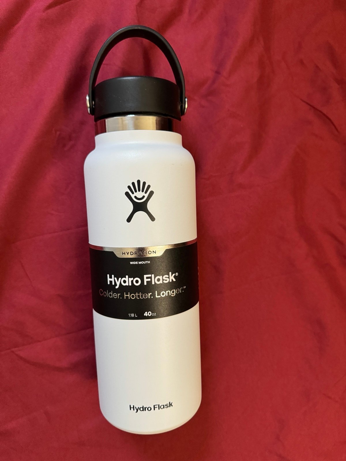 hydroflask 40oz, white color