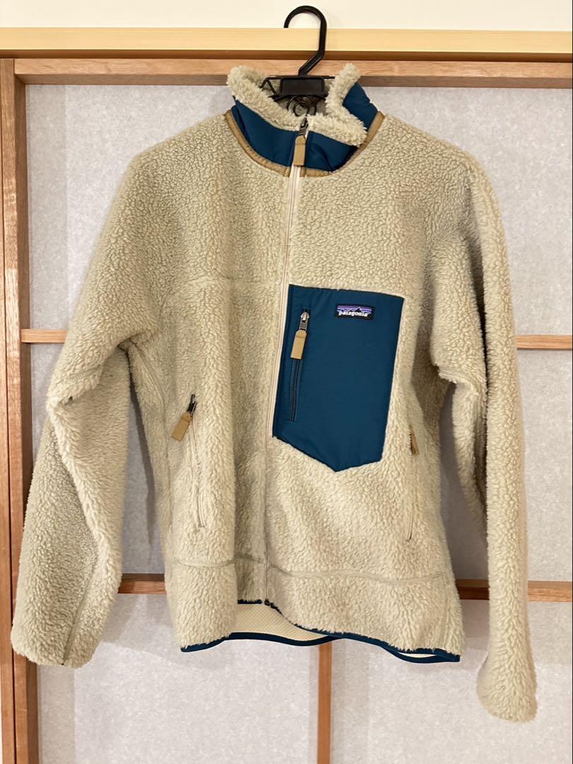 Patagonia Fleece Jacket M Beige/Blue