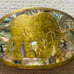 Belt Buckle elephant and abalone Mexico