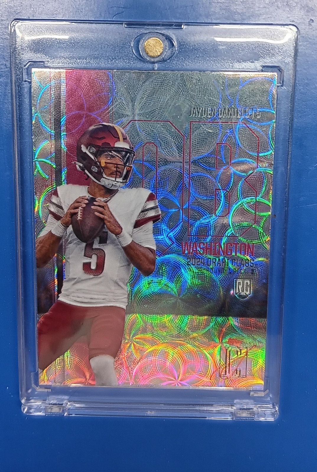 2025 Topps Signature Class RC Jayden Daniels #RCV-134   Chrome Nucleus SP