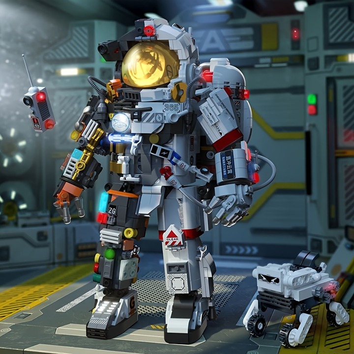 1433pcs Space Exploration Astronaut Toys, Building Kit, Educational STEM Toys-bb