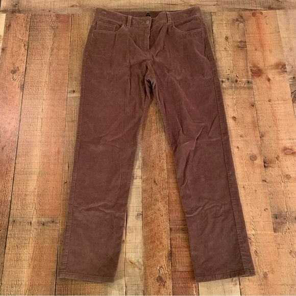 Brooks brothers womens size 10 brown corduroy straight leg pants