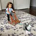 American girl doll sled