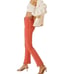 Mother Red Orange The Swooner Rascal Ankle Fray High Rise Jeans Women's Size 30