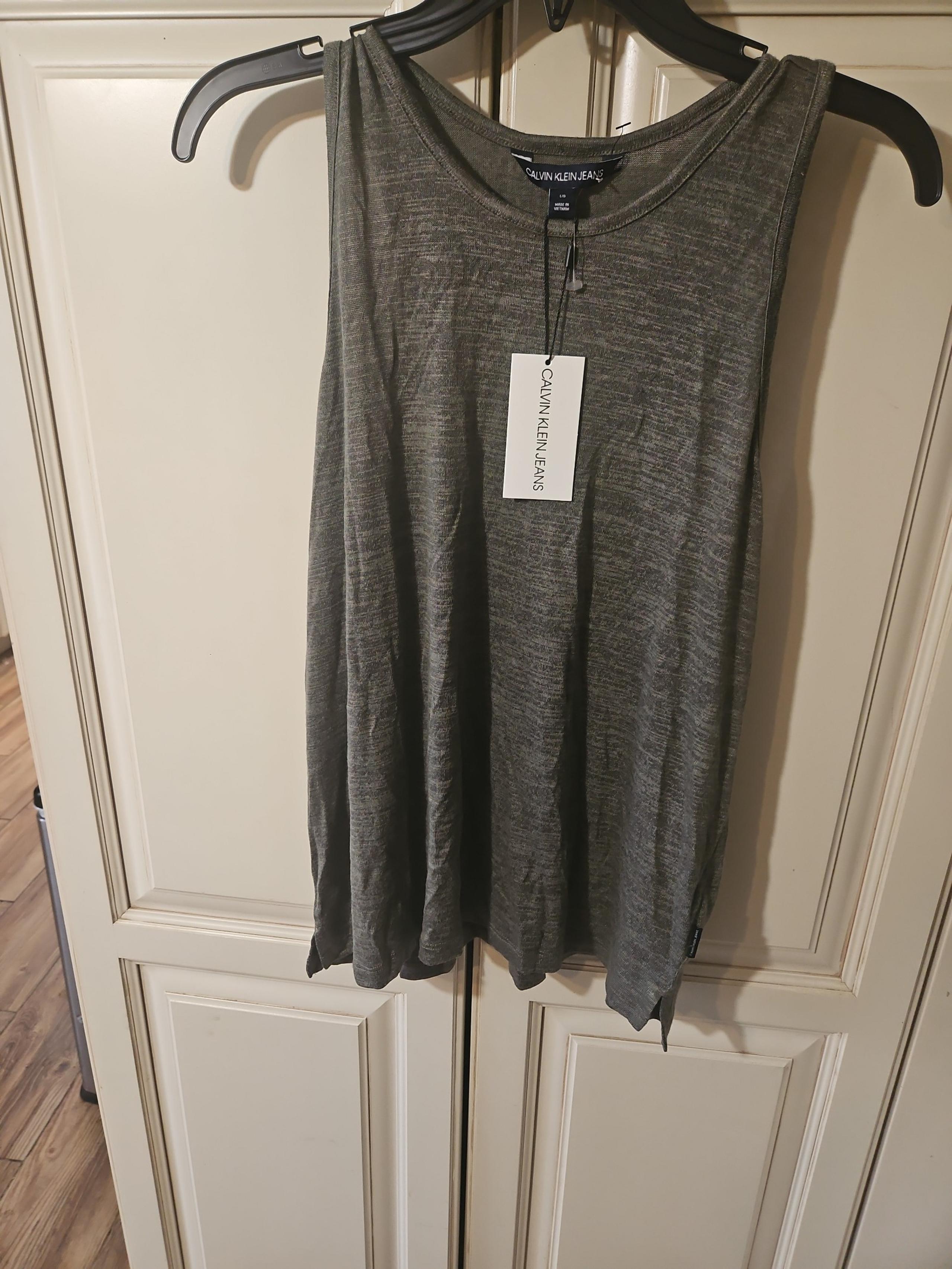 Calvin Klein Tank Top Women Size Large
