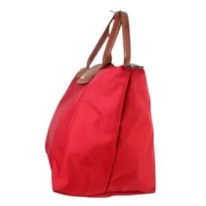 Red tote bag