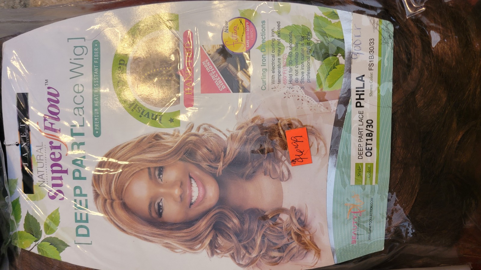 Synthetic lacefront wigs.