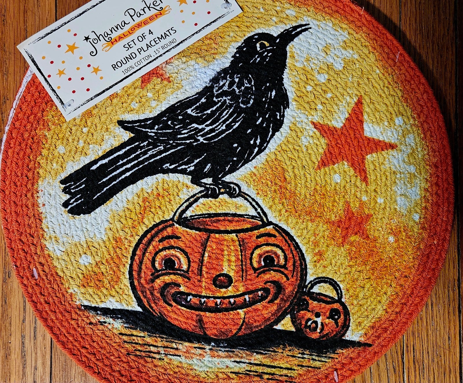 Johanna Parker Halloween Kitchen Bundle Tablecloth Placemats Apron Napkin