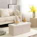 Ottoman for Living Room Bedroom, with Flipping Lid, 75L Storage Space, 30 inches