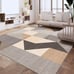 Washable Modern Area Rug - Geometric Style 5x7 Rugs