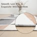 Washable Modern Area Rug - Geometric Style 5x7 Rugs