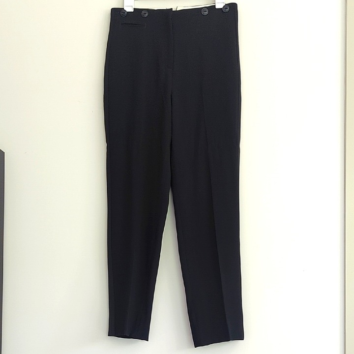 Rag And Bone Black Tuxedo Pants With Button Waist Size 6