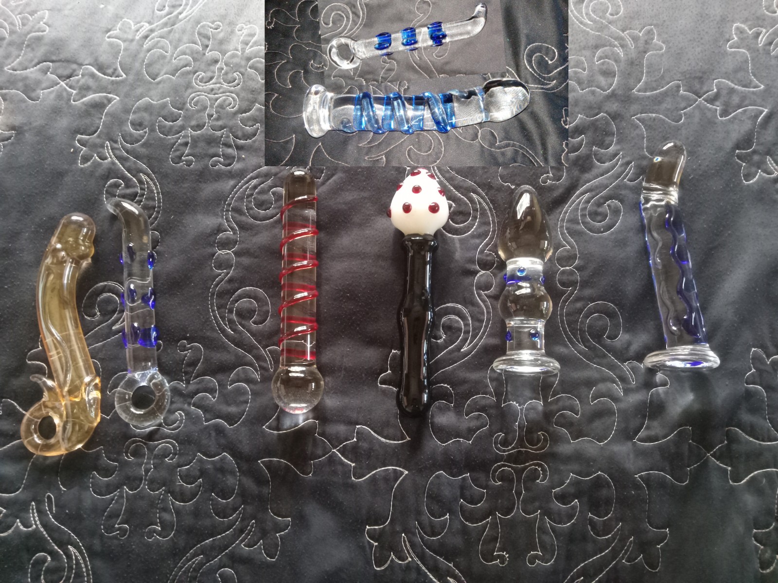 hand blown glass Erotic Collection