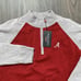Bryant Denny Stadium Line Merino Wool Alabama Crimson Tide 1/4 zip Lined Sweater