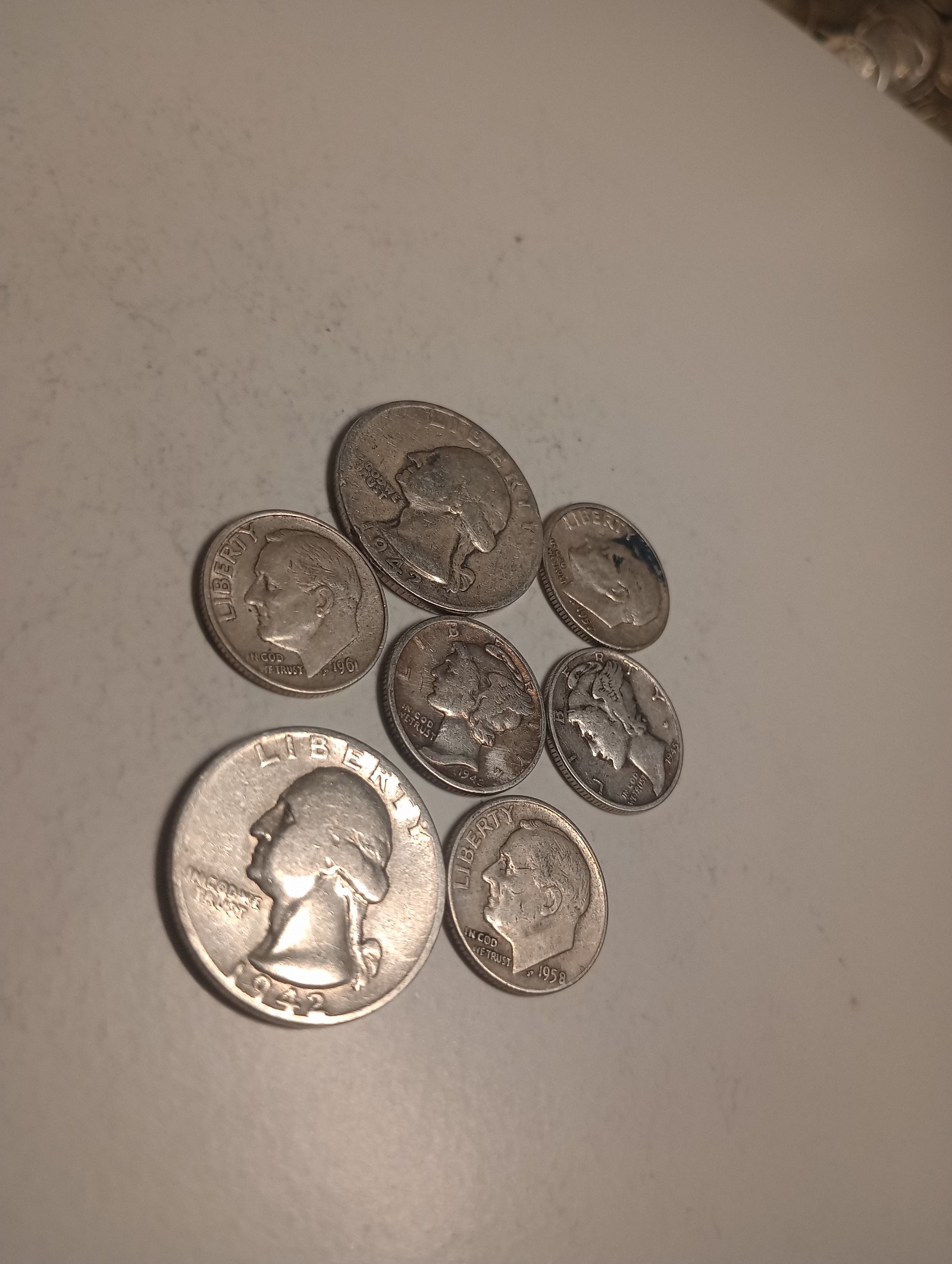 Silver vintage 90% good little collection here USA