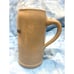 Old Stoneware 1L German/Austrian Brewery Mug Stein Scratched Name