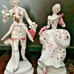 Vintage Victorian Statues x2