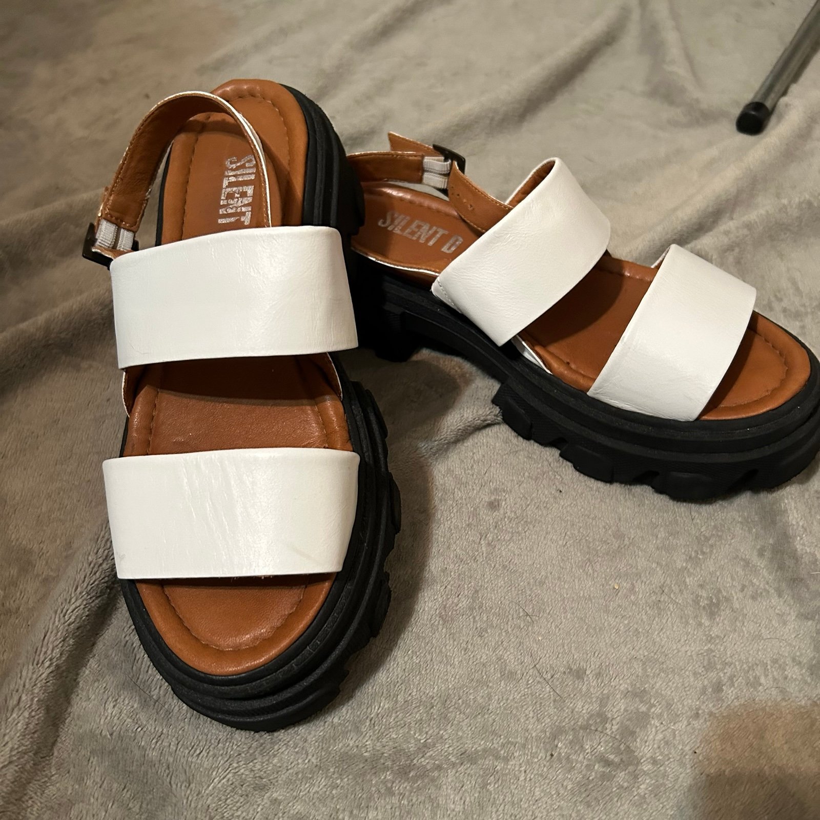 Silent D Platform Sandals