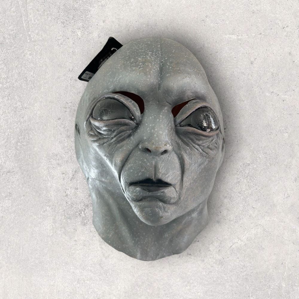 BRAND NEW Spirit Halloween Alien Latex Mask Halloween New with tags Retro