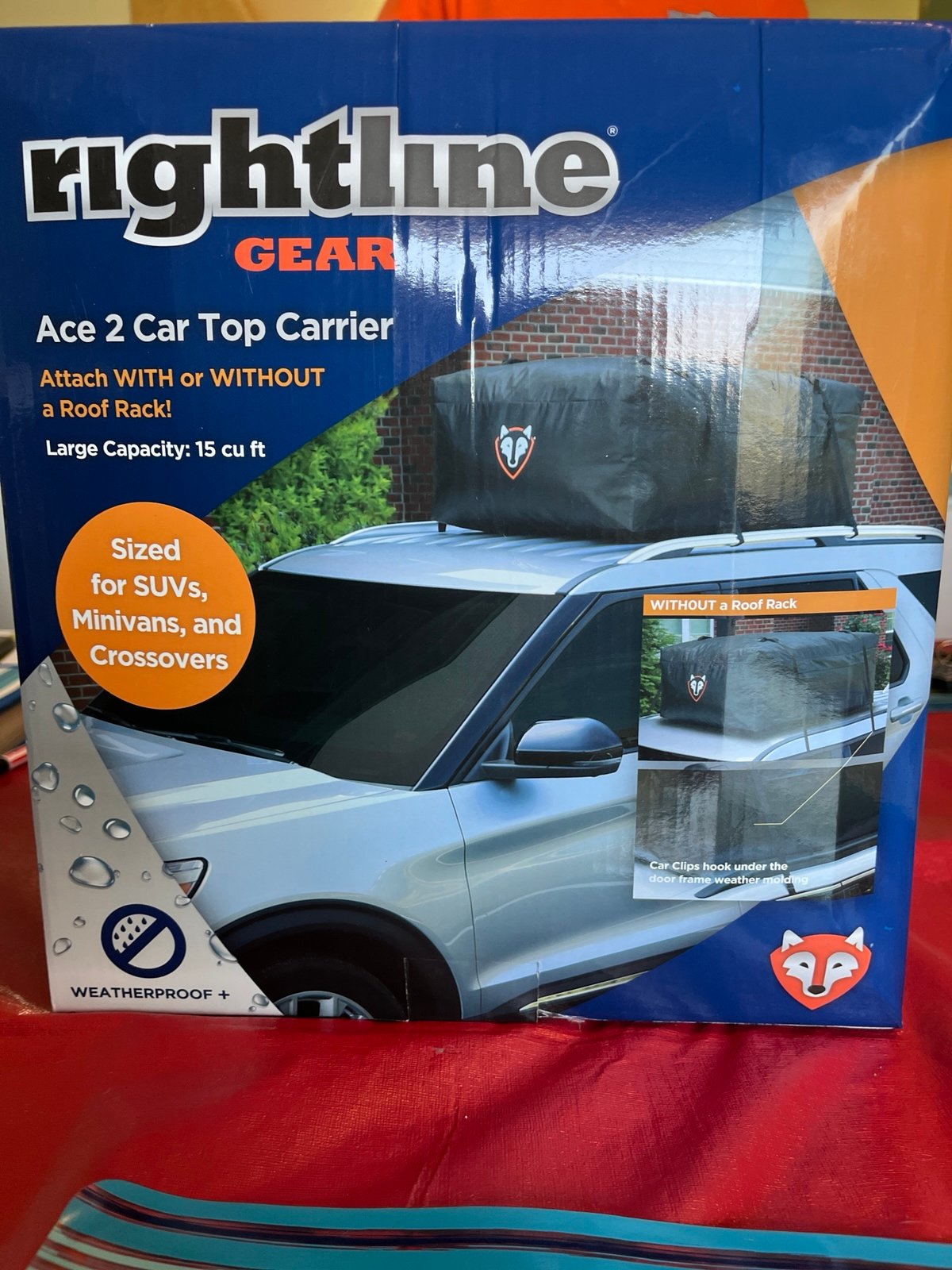 Top carrier for car