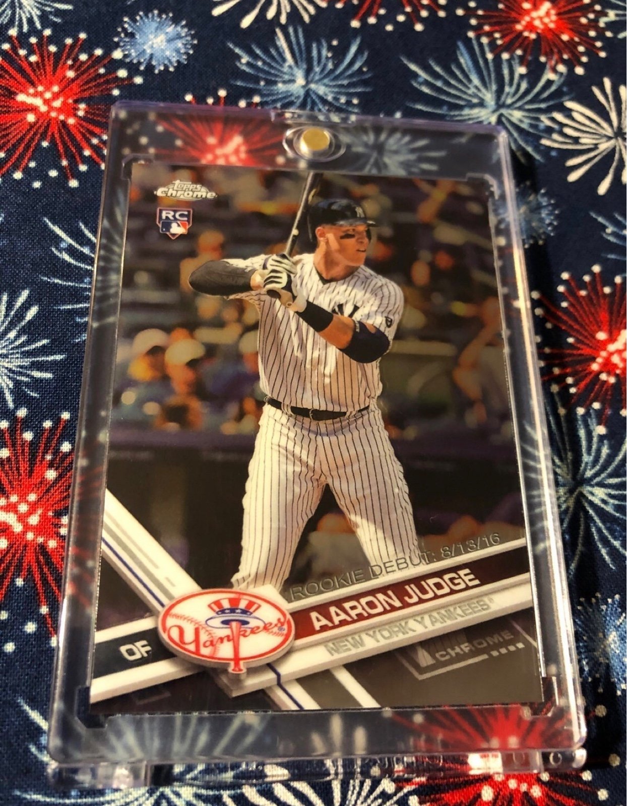 aaron judge rookie card Topps chrome