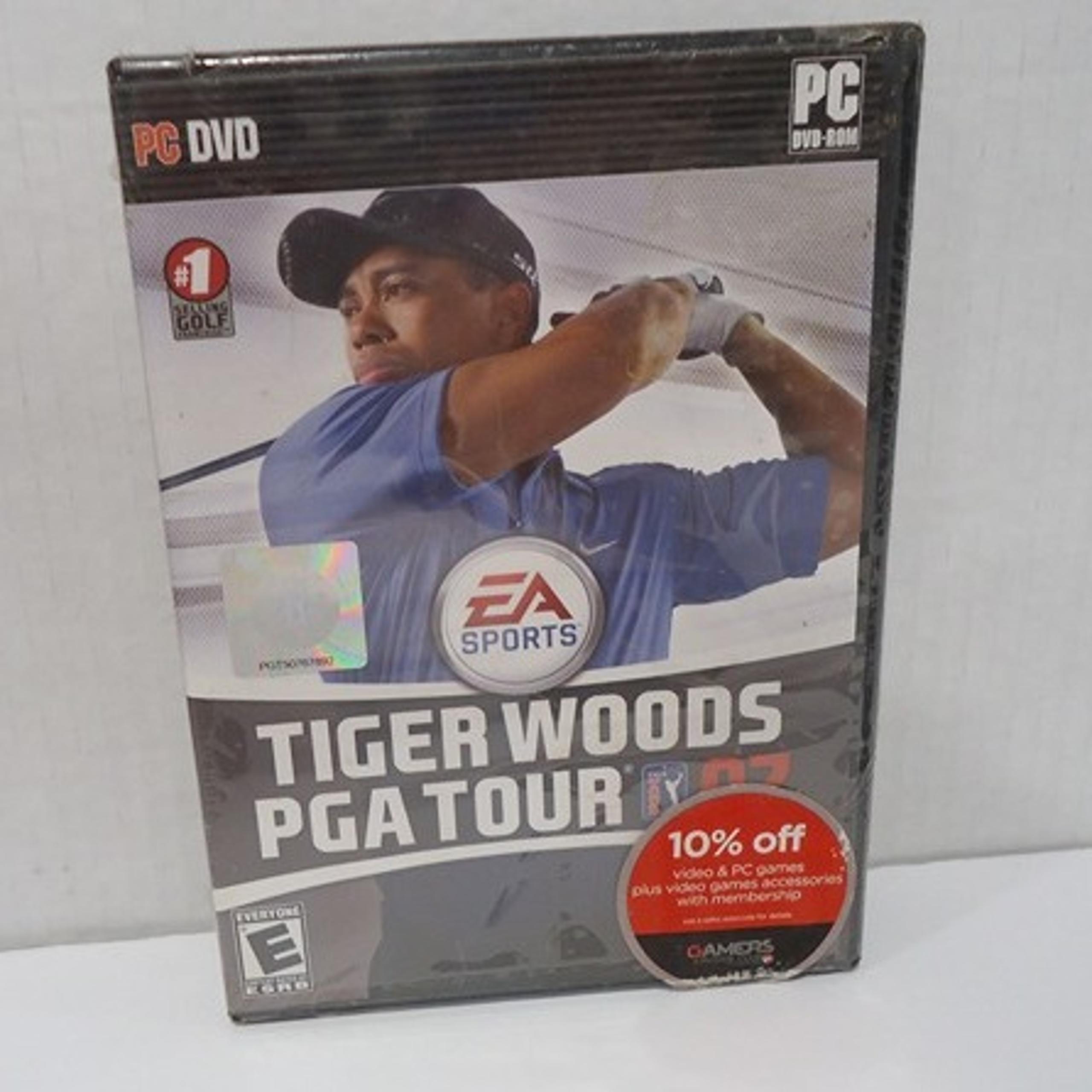 EA Sports Tiger Woods PGA Tour 07 PC DVD-ROM Computer Game Licensed - NOS Sealed