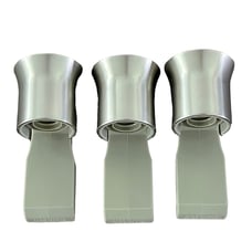 Gray Metallic Flare Wallflowers Bath & Body Works Silver Fragrance Warmer Lot
