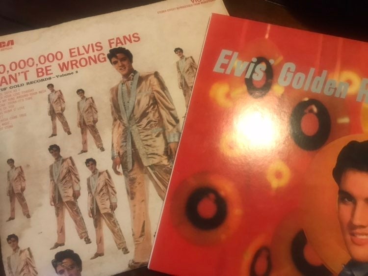 Elvis Presley Records looks like autograph