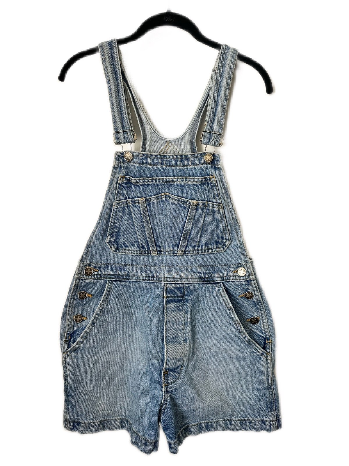 DR. MARTENS Vintage 90’s Denim Overall Shorts Women’s Size Small