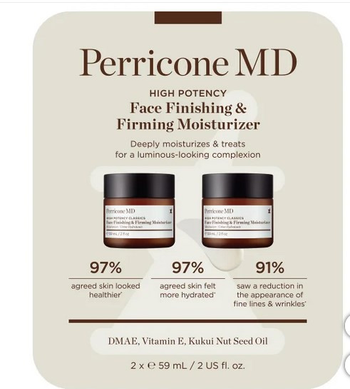 Perricone MD Face Finishing & Firming Moisturizer, 2.0 fl oz, 2-pack NEW