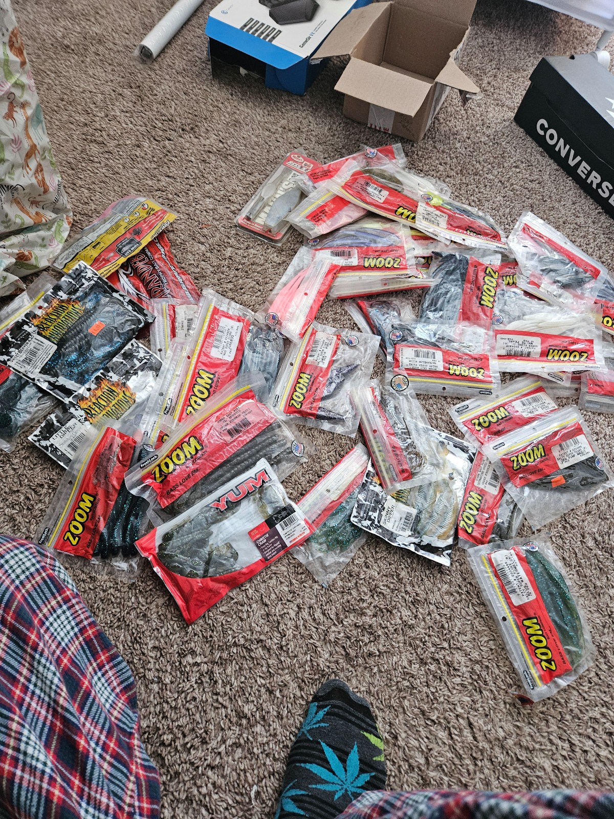 Loads of fishing bait