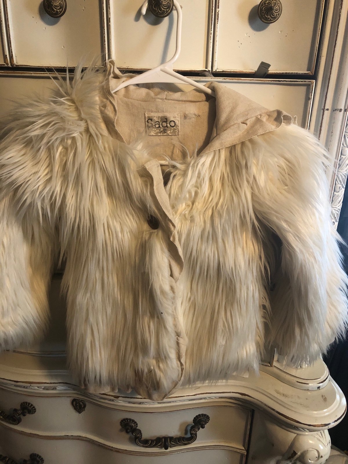 Fur jacket size 5