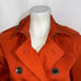 Burberry London Buckingham Women`s Trench Coat Jacket Size 4 1295 Manilla