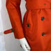 Burberry London Buckingham Women`s Trench Coat Jacket Size 4 1295 Manilla