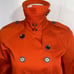 Burberry London Buckingham Women`s Trench Coat Jacket Size 4 1295 Manilla