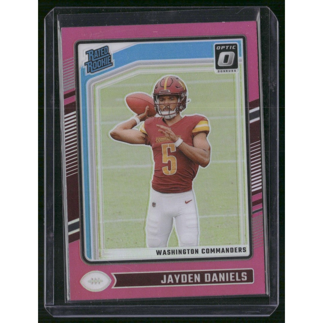 2024 Donruss Optic #248 Jayden Daniels Pink