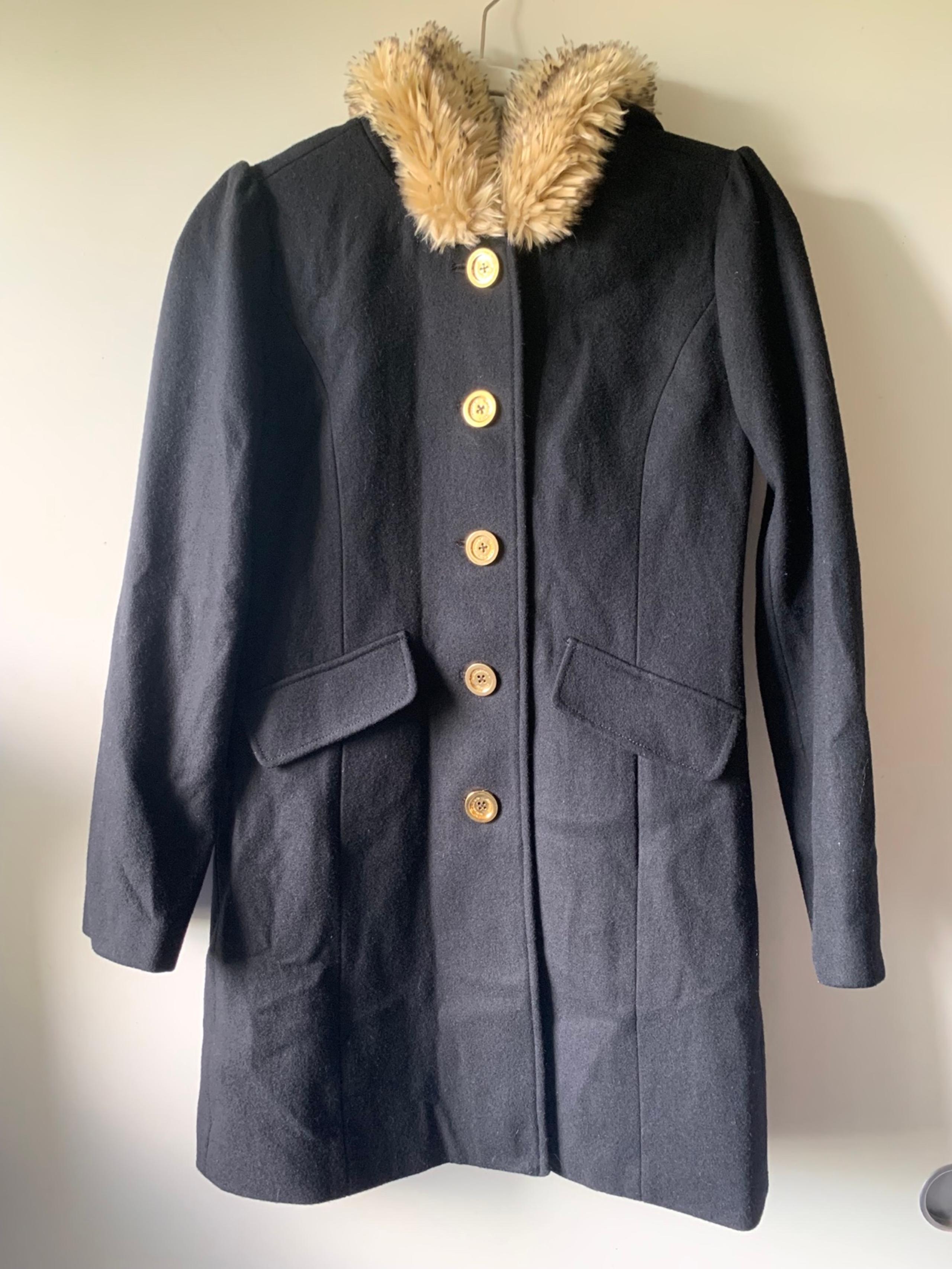 JUICY COUTURE Hooded wool coat kids size