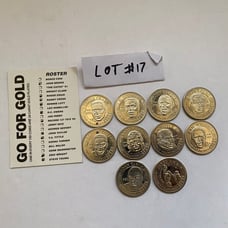 San Francisco 49ers then and now 1994-95 collectable coins 10 of 20 Lot #17