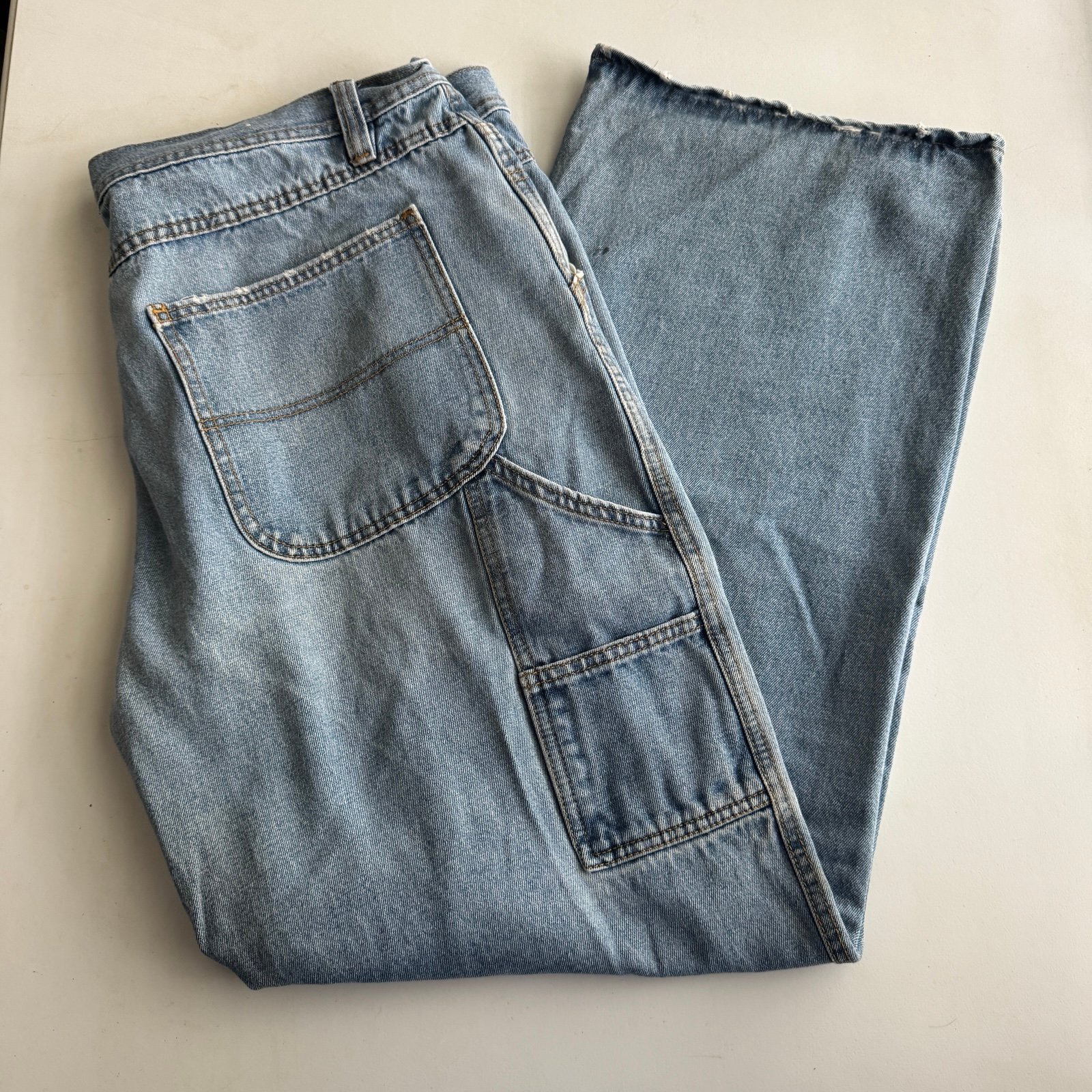 Steve & Barry's Men's 40x34 Baggy Wide-leg Blue Jeans Skater Grunge Y2K Vintage