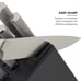 KitchenAid Gourmet Knife Block Set w/ Built-in Sharpener, Textured SS - 15 piece